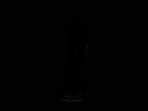 Goddess with Spear and Shield Statue Design 3 - 3D Print Model 3D Print Model