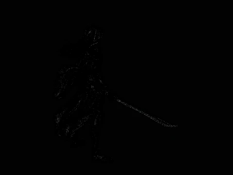 Hooded Dual Sword Assassin Statue Design 1 - 3D Print Model 3D Print Model