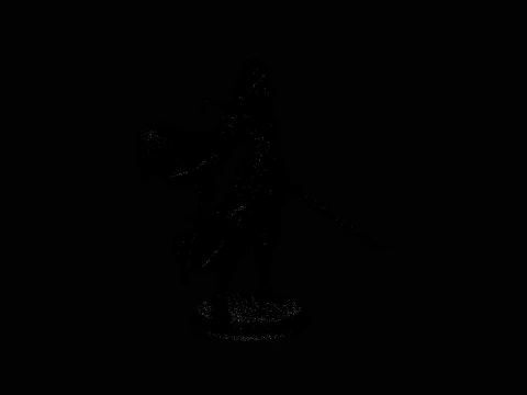 Hooded Dual Sword Assassin Statue Design 2 - 3D Print Model 3D Print Model