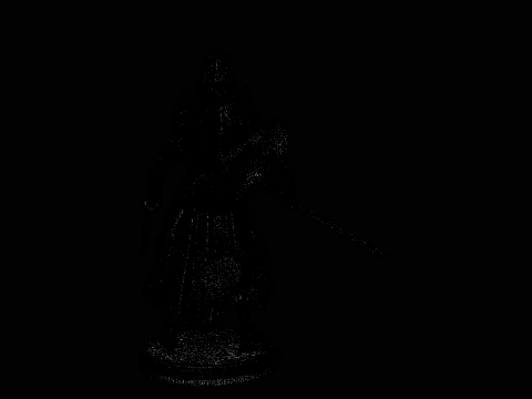 Hooded Dual Sword Assassin Statue Design 2 - 3D Print Model 3D Print Model