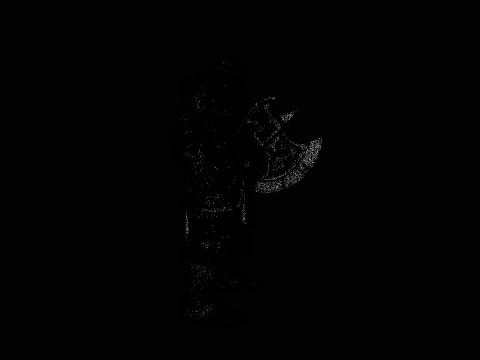 Barbarian with Axe Statue Design 6 - 3D Print Model 3D Print Model