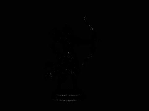 Robed Archer with Bow Statue Design 1 - 3D Print Model 3D Print Model