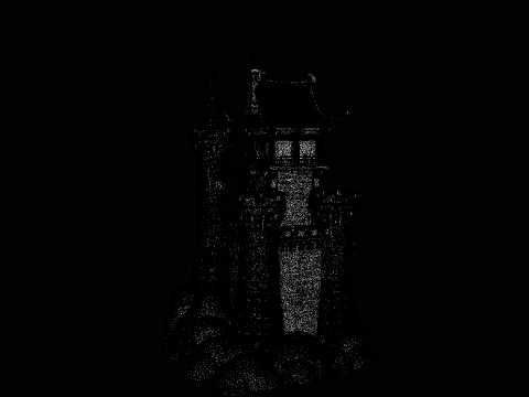 Stone Castle Tower Model Design 2 - 3D Print Model 3D Print Model