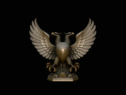 Spread Wing Eagle Statue Design 1 - 3D Print Model 3D printmodel