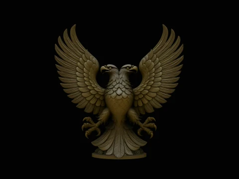 Spread Wing Eagle Statue Design 2 - 3D Print Model 3D printmodel