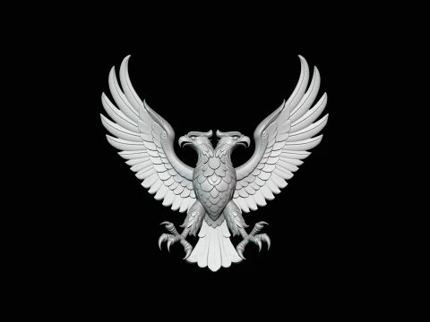 Spread Wing Eagle Statue Design 3 - 3D Print Model 3D Print Model