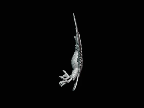 Spread Wing Eagle Statue Design 3 - 3D Print Model 3D Print Model