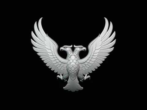Spread Wing Eagle Statue Design 3 - 3D Print Model 3D Print Model