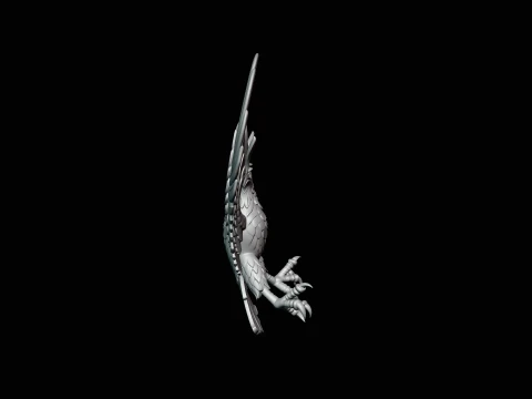 Spread Wing Eagle Statue Design 3 - 3D Print Model 3D Print Model