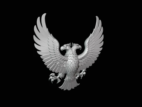 Spread Wing Eagle Statue Design 4 - 3D Print Model 3D Print Model