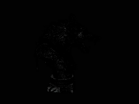 Chained Wolf Bust Statue Design 1 - 3D Print Model 3D Print Model