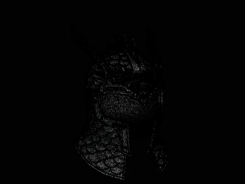 Dragon Scale Helmet Statue Design 2 - 3D Print Model 3D Print Model
