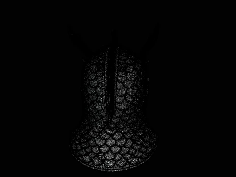 Dragon Scale Helmet Statue Design 2 - 3D Print Model 3D Print Model
