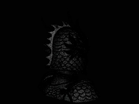 Dragon Scale Helmet Statue Design 3 - 3D Print Model 3D Print Model