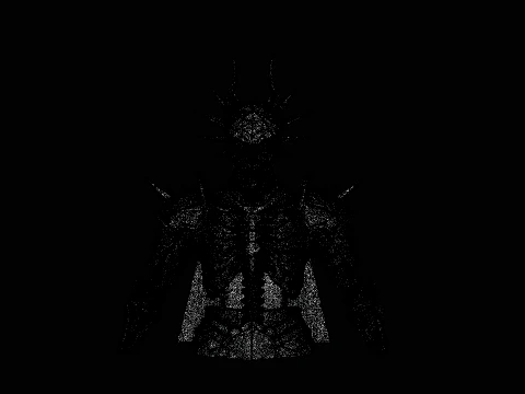 Spiked Armor Skeleton Bust Statue Design 1 - 3D Print Model 3D Print Model
