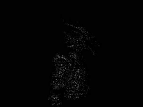 Dragon Head Armor Bust Statue Design 2 - 3D Print Model 3D Print Model