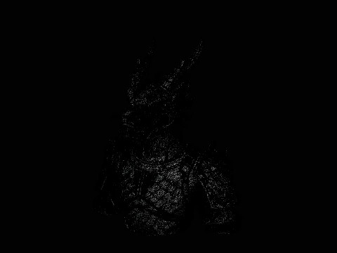 Dragon Head Armor Bust Statue Design 3 - 3D Print Model 3D Print Model