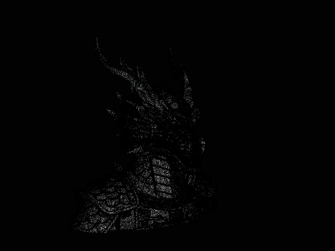 Dragon Head Armor Bust Statue Design 4 - 3D Print Model 3D Print Model