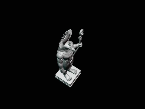 Ra Sun God Statue Design 3 - 3D Print Model 3D Print Model