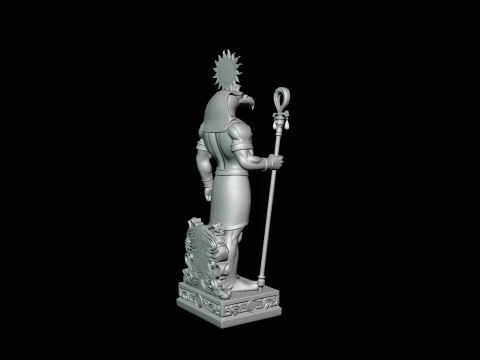 Ra Sun God Statue Design 4 - 3D Print Model 3D Print Model