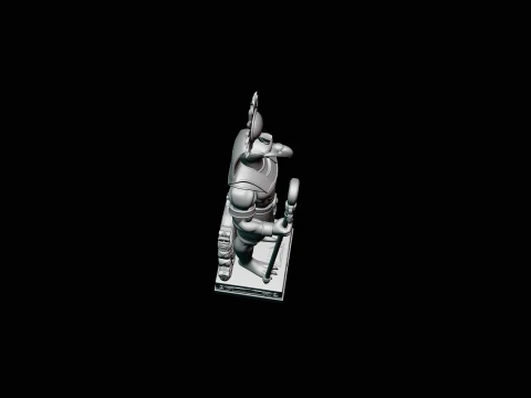Ra Sun God Statue Design 4 - 3D Print Model 3D Print Model
