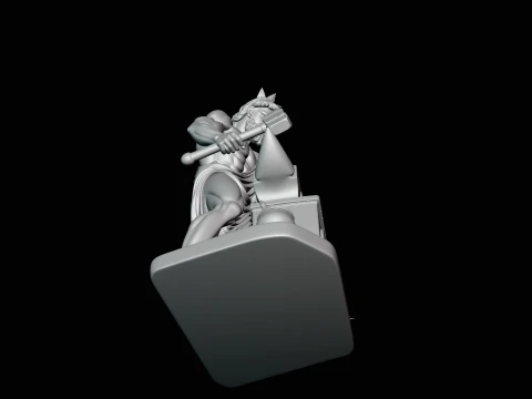 Hephaestus at the Forge Statue Design 3 - 3D Print Model 3D Print Model