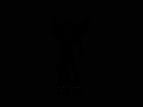 Winged Messenger God Statue Design 1 - 3D Print Model 3D Print Model