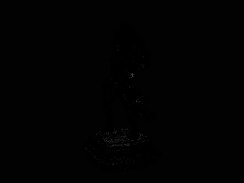 Winged Messenger God Statue Design 3 - 3D Print Model 3D Print Model