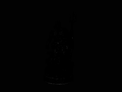 Poseidon with Trident Statue Design 10 - 3D Print Model 3D Print Model