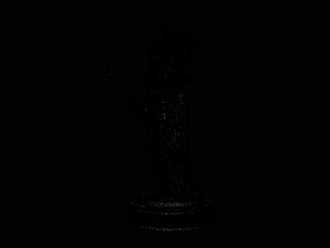 Zeus with Lightning Bolt Statue Design 12 - 3D Print Model 3D Print Model