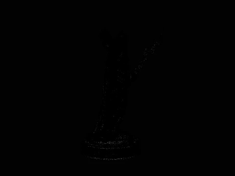 Zeus with Lightning Bolt Statue Design 12 - 3D Print Model 3D Print Model