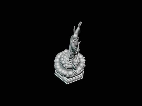 Risen Christ with Angels Statue Design 4 - 3D Print Model 3D Print Model