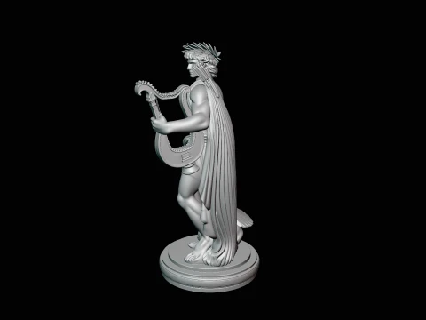 Apollo and the Eagle Statue Design 2 - 3D Print Model 3D Print Model