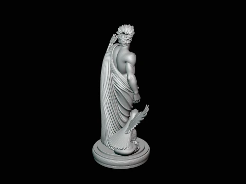 Apollo and the Eagle Statue Design 2 - 3D Print Model 3D Print Model