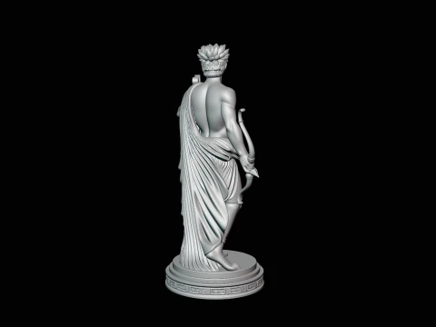 Apollo and the Eagle Statue Design 4 - 3D Print Model 3D Print Model