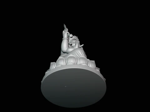 Ganesha Statue Design 6 - 3D Print Model 3D Print Model
