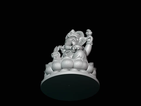 Ganesha Statue Design 9 - 3D Print Model 3D Print Model