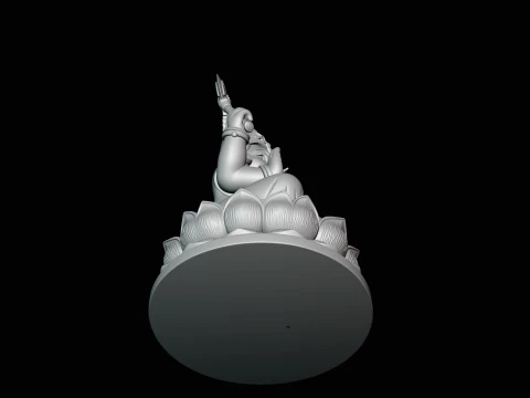 Ganesha Statue Design 9 - 3D Print Model 3D Print Model