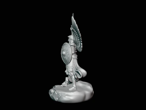 Archangel Michael Warrior Statue Design 11 - 3D Print Model 3D Print Model