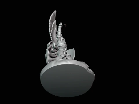 Archangel Michael Warrior Statue Design 12 - 3D Print Model 3D Print Model