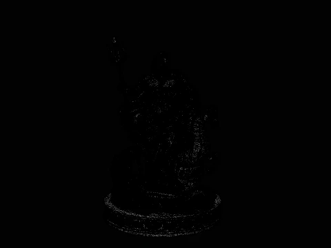 Poseidon on Sea Horse Statue Design 2 - 3D Print Model 3D Print Model