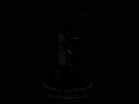 Poseidon on Sea Horse Statue Design 2 - 3D Print Model 3D Print Model