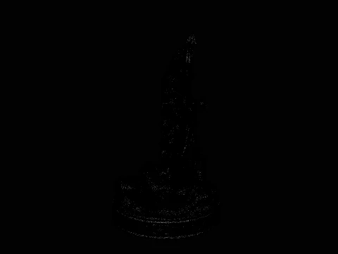 Poseidon on Sea Horse Statue Design 3 - 3D Print Model 3D Print Model