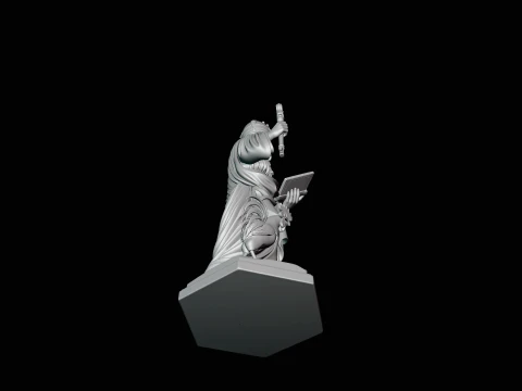 Saint Peter with Keys Statue Design 4 - 3D Print Model 3D Print Model