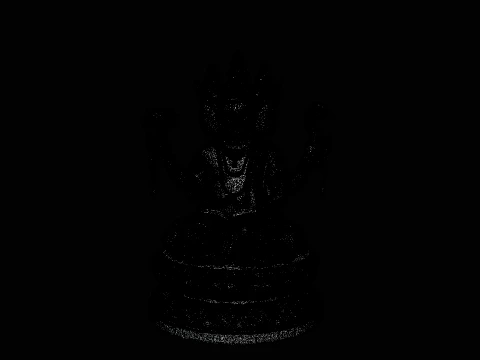 Brahma on Lotus Throne Statue Design 2 - 3D Print Model 3D Print Model