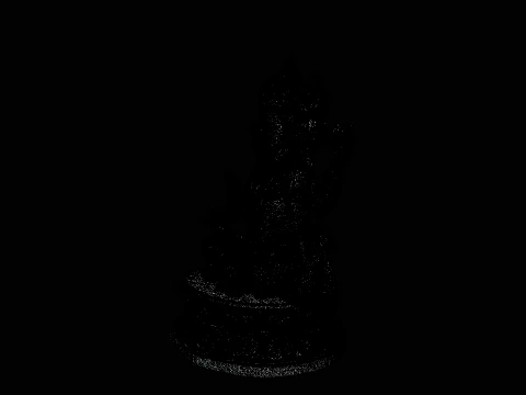 Brahma on Lotus Throne Statue Design 3 - 3D Print Model 3D Print Model