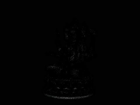 Brahma on Lotus Throne Statue Design 4 - 3D Print Model 3D Print Model