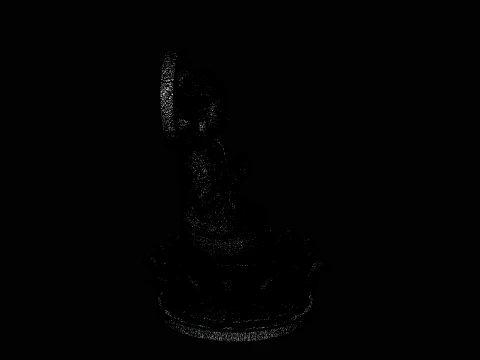 Haloed Buddha on Lotus Statue Design 7 - 3D Print Model 3D Print Model
