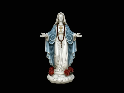 Our Lady of Grace Statue Design 5 - 3D Print Model 3D Print Model