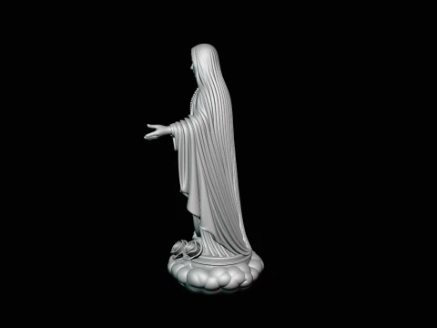 Our Lady of Grace Statue Design 5 - 3D Print Model 3D Print Model